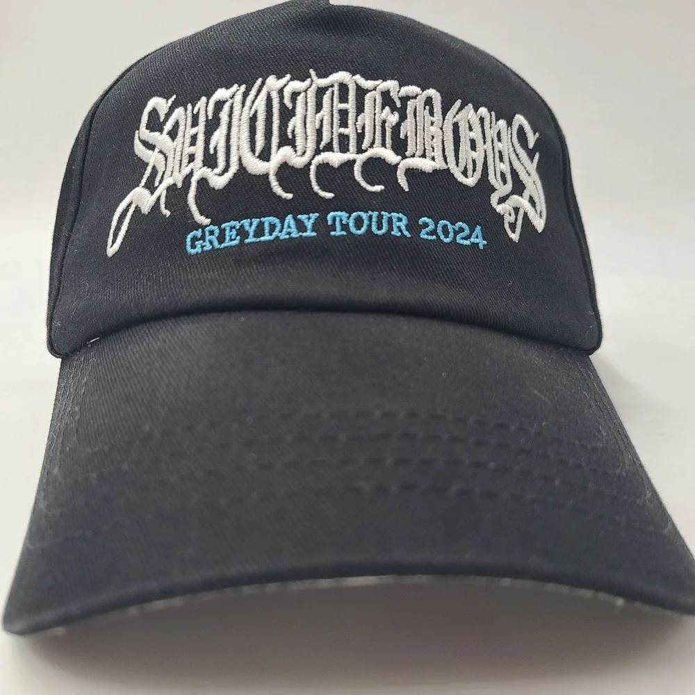 Suicideboys Hat Snapback Black‎ G59 Records Greyday Tour 2024 Rap Merch Script
